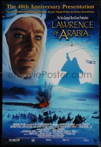 8a0969 LAWRENCE OF ARABIA DS 1sh R2002 David Lean classic, Peter O'Toole, cool images from the movie!