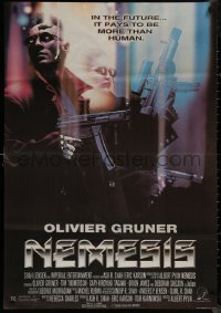8a0339 NEMESIS Lebanese 1993 Olivier Gruner, cool sci-fi, it pays to be more than human!