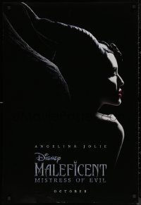 8a0989 MALEFICENT: MISTRESS OF EVIL teaser DS 1sh 2019 Angelina Jolie in title role, Fanning!