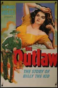 8a0074 OUTLAW S2 poster 2000 best artwork of sexy Jane Russell & Jack Buetel, Howard Hughes!