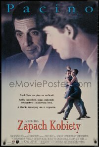 8a0296 SCENT OF A WOMAN Polish 25x37 1993 great image of blind Al Pacino talking with Chris O'Donnell!
