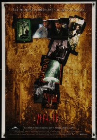 8a1091 SEVEN teaser 1sh 1995 Freeman/Pitt, Gluttony, Greed, Sloth, Envy, Wrath, Pride, Lust!