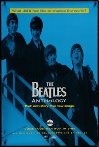 8a0099 BEATLES ANTHOLOGY tv poster 1995 cool image of McCartney, Harrison, Ringo & Lennon!