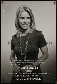 8a0214 CHERYL HINES 27x40 special poster 2012 ArcLight member star, great waist high portrait!
