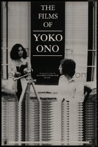 8a0094 FILMS OF YOKO ONO 24x36 film festival poster 1991 great image of her and John Lennon!