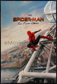 8a1107 SPIDER-MAN: FAR FROM HOME int'l teaser DS 1sh 2019 Marvel Comics, Tom Holland over London!