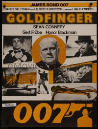 8a0300 GOLDFINGER Swiss R1970s cool different image of Sean Connery as James Bond 007!