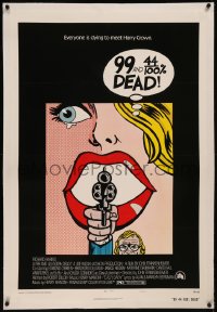 8b0006 99 & 44/100% DEAD linen 1sh 1974 directed by John Frankenheimer, wonderful pop art image!