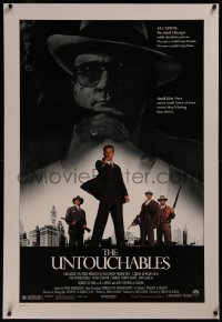 8b0259 UNTOUCHABLES linen 1sh 1987 Kevin Costner, Robert De Niro, Sean Connery, Brian De Palma