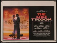 8c0276 LAST TYCOON linen British quad 1977 Robert De Niro, Jeanne Moreau, Elia Kazan, Landi art!