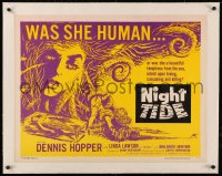 8c0181 NIGHT TIDE linen 1/2sh 1963 was she human or was she a sea temptress intent upon killing?