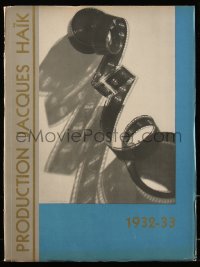 8d0137 JACQUES HAIK 1932-33 French campaign book 1932 he produced a Sherlock Holmes movie, rare!