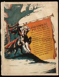 8d0135 PARAMOUNT 1924-25 campaign book 1924 great full-color artwork ads from name artists, rare!