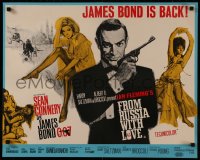 8d0012 FROM RUSSIA WITH LOVE English 1/2sh 1964 Fratini & Pulford art of Connery, incredibly rare!