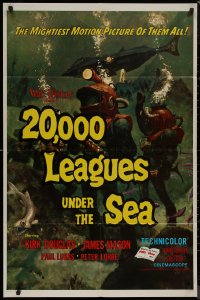 8f0481 20,000 LEAGUES UNDER THE SEA 1sh R1971 Jules Verne classic, wonderful art of deep sea divers!