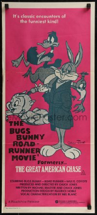 8f0210 BUGS BUNNY & ROAD RUNNER MOVIE Aust daybill 1979 Chuck Jones classic comedy cartoon!