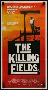 8f0309 KILLING FIELDS Aust daybill 1985 Roland Joffe, Sam Waterston, John Malkovich, Haing S. Ngor!
