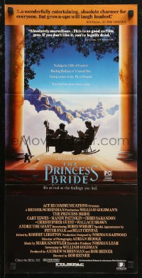 8f0376 PRINCESS BRIDE Aust daybill 1987 Rob Reiner fantasy classic as real as the feelings you feel!