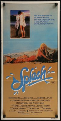 8f0419 SPLASH Aust daybill 1984 Tom Hanks loves mermaid Daryl Hannah in New York City!