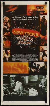 8f0424 STAR TREK II Aust daybill 1982 The Wrath of Khan, Leonard Nimoy, William Shatner