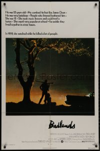 8f0519 BADLANDS 1sh 1974 Terrence Malick's cult classic, Martin Sheen & Sissy Spacek!