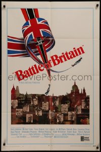 8f0522 BATTLE OF BRITAIN style B 1sh 1969 all-star cast in historical World War II battle!