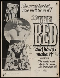 8f0529 BED & HOW TO MAKE IT 1sh 1966 Francine Ashley, Judson Todd, Patricia McNair, Barbara Kemp!