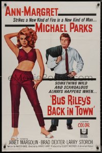 8f0577 BUS RILEY'S BACK IN TOWN 1sh 1965 wild & scandalous things happen when Ann-Margret's around!