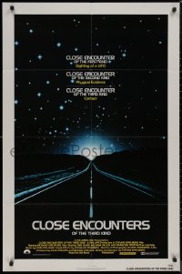 8f0608 CLOSE ENCOUNTERS OF THE THIRD KIND 1sh 1977 Steven Spielberg sci-fi classic, Dreyfuss!