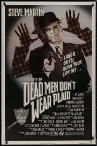 8f0645 DEAD MEN DON'T WEAR PLAID 1sh 1982 Steve Martin will blow your lips off if you don't laugh!