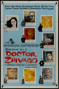 8f0667 DOCTOR ZHIVAGO style C 1sh 1965 Omar Sharif, Julie Christie, David Lean epic, Piotrowski art!