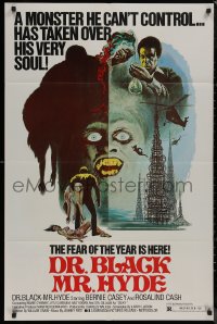 8f0670 DR BLACK MR HYDE 1sh 1976 Bernie Casey, black sci-fi horror, fear of the year is here!