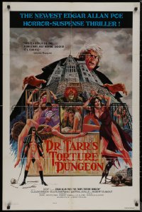 8f0674 DR. TARR'S TORTURE DUNGEON style B 1sh 1976 Joseph Musso art of babes tortured!