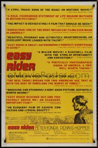 8f0684 EASY RIDER style B 1sh 1969 Peter Fonda, motorcycle biker classic directed by Dennis Hopper!