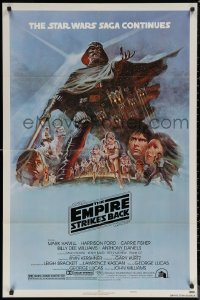 8f0694 EMPIRE STRIKES BACK style B NSS style 1sh 1980 George Lucas classic, art by Tom Jung!
