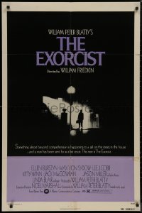 8f0703 EXORCIST 1sh 1974 William Friedkin, Von Sydow, horror classic from William Peter Blatty!