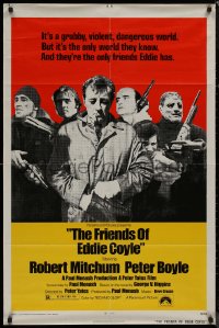 8f0733 FRIENDS OF EDDIE COYLE 1sh 1973 Robert Mitchum lives in a grubby, dangerous world!