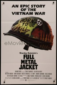 8f0738 FULL METAL JACKET int'l 1sh 1987 Stanley Kubrick Vietnam War movie, Philip Castle art!