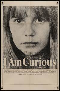 8f0806 I AM CURIOUS YELLOW 1sh 1969 classic landmark early Swedish sex movie, complete & uncut!
