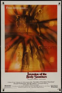 8f0820 INVASION OF THE BODY SNATCHERS 1sh 1978 Philip Kaufman's classic remake of space invaders!