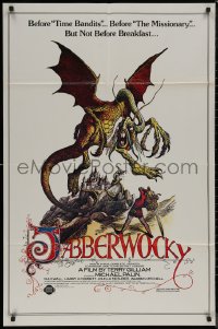 8f0824 JABBERWOCKY 1sh R1982 Terry Gilliam, Monty Python, great fantasy monster art!