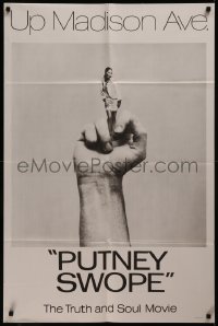 8f0978 PUTNEY SWOPE 1sh 1969 Robert Downey Sr., classic image of black girl as middle finger!