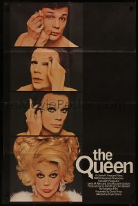 8f0979 QUEEN 1sh 1968 cross dressing Jack Doroshow transforming from man to woman, very rare!