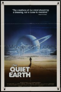 8f0981 QUIET EARTH 1sh 1985 New Zealand post-apocalyptic sci-fi, Bruno Lawrence!