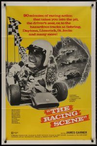 8f0982 RACING SCENE 1sh 1969 Mario Andretti, Parnelli Jones, James Garner, formula one car racing!
