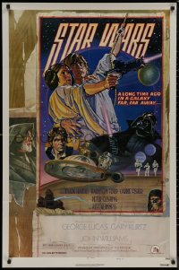 8f1071 STAR WARS style D NSS style 1sh 1978 George Lucas, circus poster art by Struzan & White!