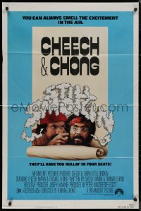 8f1072 STILL SMOKIN' 1sh 1983 Cheech & Chong will have you rollin' in your seats, drugs!