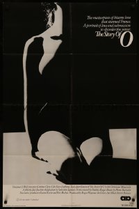 8f1075 STORY OF O 1sh 1976 Histoire d'O, Corinne Clery, X-rated, sexy silhouette image!
