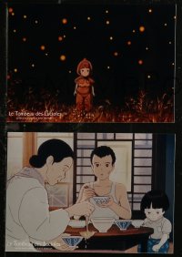 8f0123 GRAVE OF THE FIREFLIES 5 French LCs 1996 Hotaru no haka, young brother & sister anime!