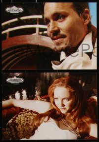 8f0102 IMAGINARIUM OF DOCTOR PARNASSUS 8 French LCs 2009 Terry Gilliam, Ledger, Depp, sexy Lily Cole!